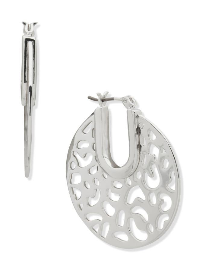 ناين ويست أقراط حلقية بفتحات