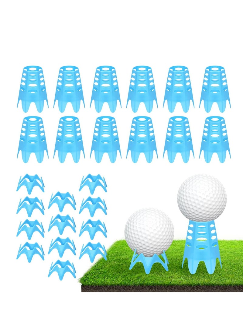 Oasisgalore Golf Simulator tees, 24Pcs Plastic Golf Mat Tees for Home, Outdoor, or Indoor Training and Practice on Winter.  - Image 1