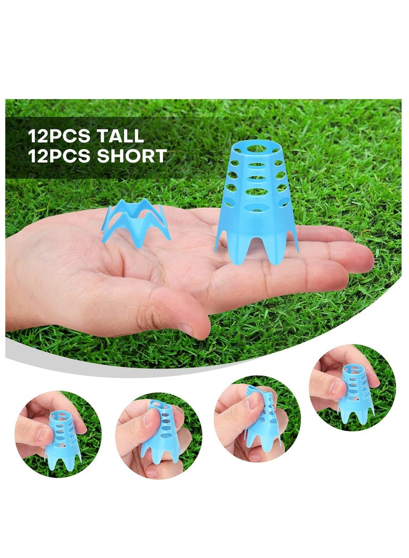 Oasisgalore Golf Simulator tees, 24Pcs Plastic Golf Mat Tees for Home, Outdoor, or Indoor Training and Practice on Winter.  - Image 2