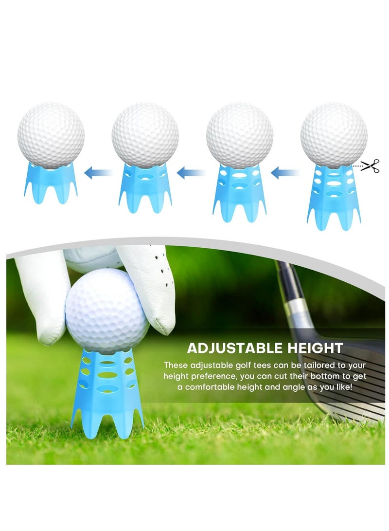 Oasisgalore Golf Simulator tees, 24Pcs Plastic Golf Mat Tees for Home, Outdoor, or Indoor Training and Practice on Winter.  - Image 3