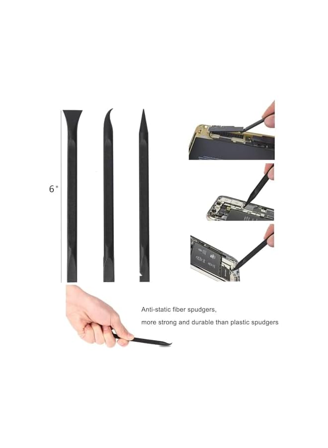 PROMASS promass 3 Pack Plastic Scraper, Sticker Scraper, Carbon Fiber Multi Purpose Scraper, Cleaning Tool Set, Easy to Clean Small and Narrow Spaces, for Kitchen, Crevices, Food, Paint  - Image 4