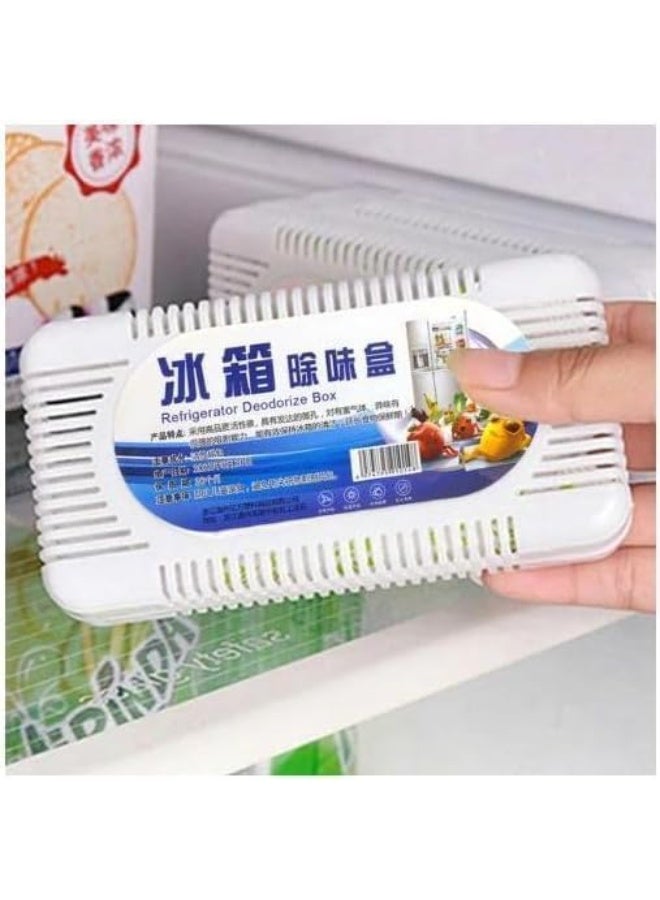 مزيل روائح الثلاجة وصندوق امتصاص الروائح الكريهة – لتنقية الهواء داخل الثلاجة وحفظ الطعام طازجًا – يمنع الروائح المختلطة ويحافظ على النظافة – قطعة واحدة - Image 1