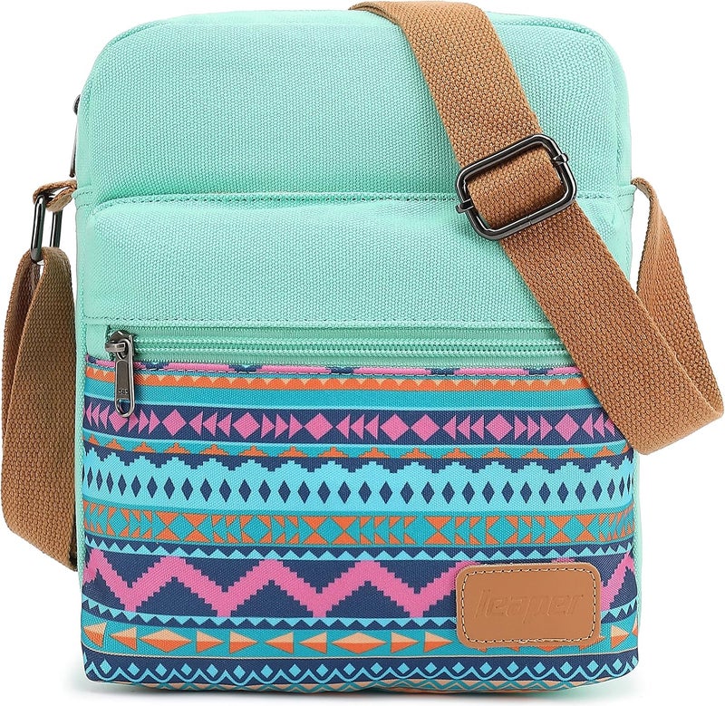 Leaper Girls Crossbody Purses for Kids 2 PCS Cross Body Bag Women Messenger Bag Girls Canvas Bag Cross Body Purse Set | for Kids, 2 PCS, Women - Image 1