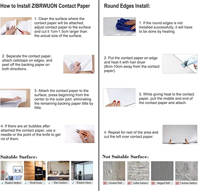 COSMOS STAR ™ فيلم أثاث رخام السماء البيضاء، ورق حائط داخلي لخزائن الأبواب، الخزائن، الثلاجات، أسطح الطاولات، الجدران، الأرضيات، مشاريع التجديد الأخرى (12 × 100 بوصة، رخام السماء البيضاء) - Image 4