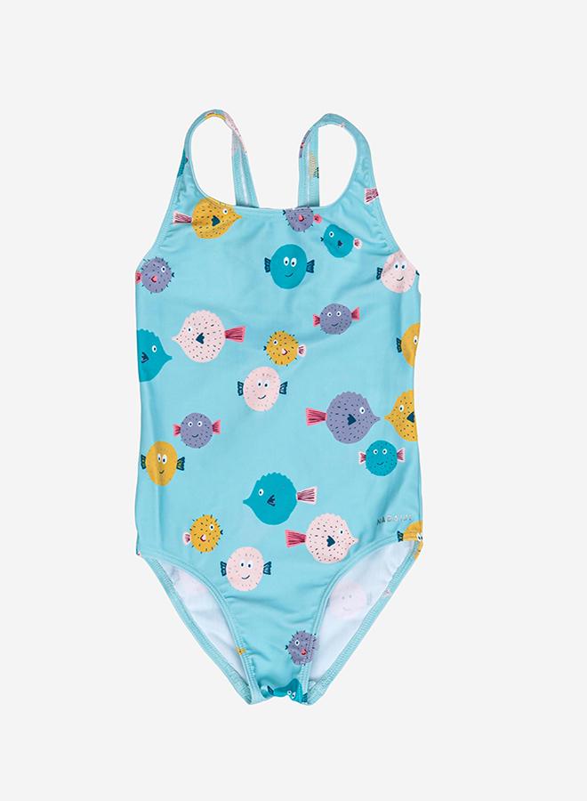 DECATHLON Baby / Girls' 1-piece swimsuit - fish print - Image 2