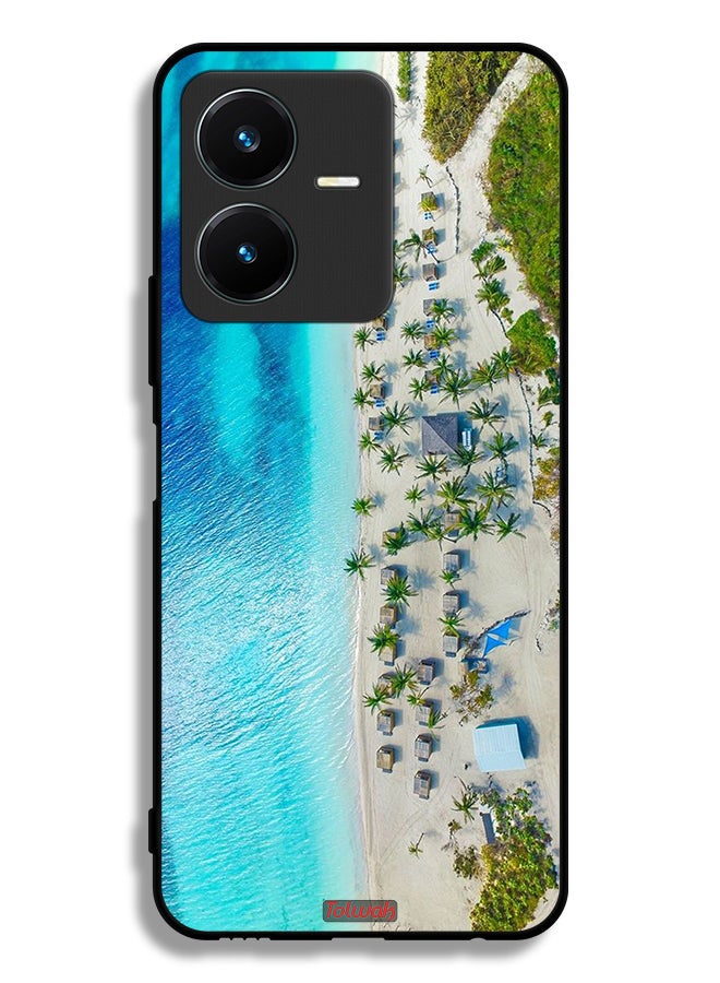 Tolwak Vivo Y22 Protective Case Cover Beach - Image 1