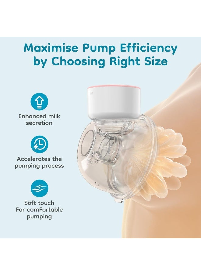 Dr.isla Breast Pump Flange Insert - 3 in 1 Flange Sizing Kit - Image 4