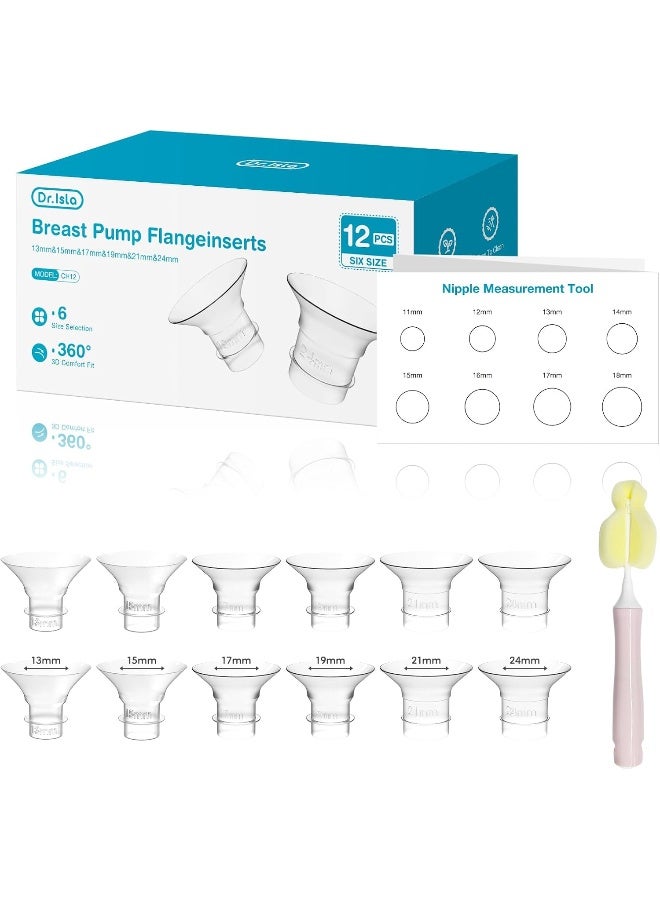 Dr.isla Breast Pump Flange Insert - 3 in 1 Flange Sizing Kit - Image 1
