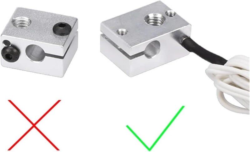 Compatible with Most 3D Printers HT-NTC100K Thermistor Temperature Sensor High Temperature 350 Degrees Hotend Kit B3950 1M 2M Length(2PCS) - Image 4