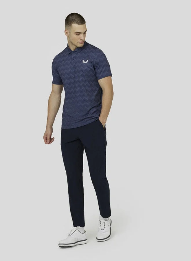 CASTORE Men'S Engineered Knit Polo Top
