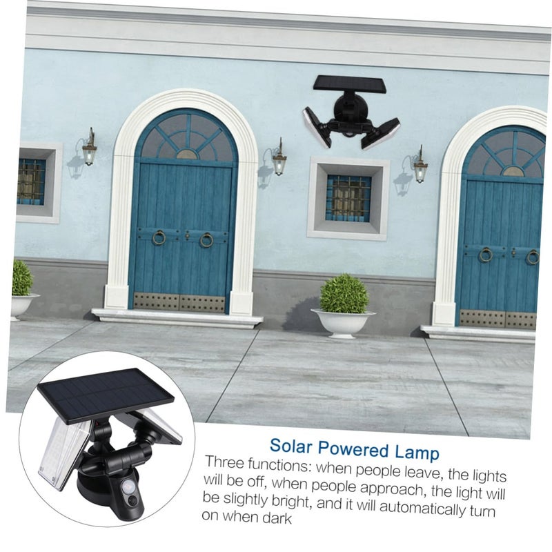 Adjustable Angle Solar Motion Sensor Outdoor Wall Lamp 78 LED Waterproof Garden Security Light - Image 4