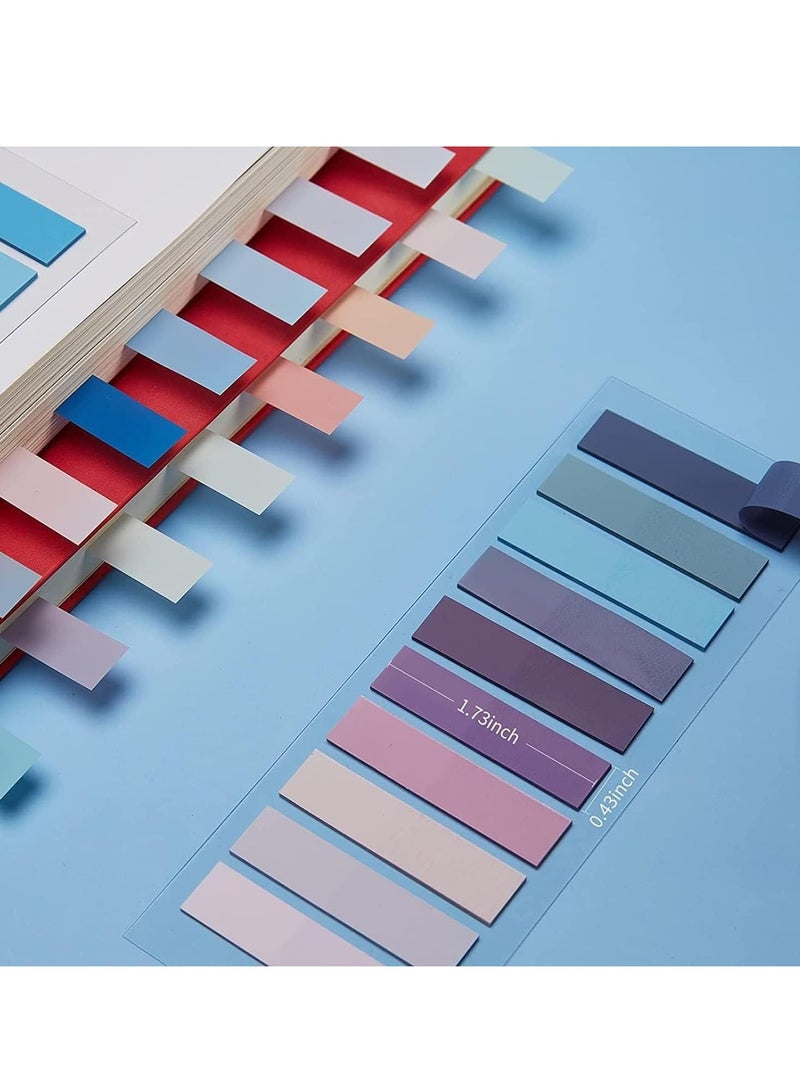 Sticky Index Tabs, 2800pcs Page Tabs Sticky Flags Markers Clear Sticky Notes Page Colored Writable and Repositionable Index Tabs for Page Marking Classify File