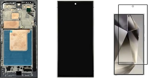 JMBTQ Galaxy S24 Ultra LCD Screen with Frame Replacement for Samsung Galaxy S24 Ultra SM-S928B SM-S928U SM-S928A LCD Screen Display Touch Digitizer with Frame+Tool (Black) - Image 2