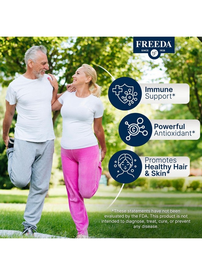 FREEDA Buffered Vitamin C Powder (Calcium Ascorbate) - Non-Acidic, Stomach-Friendly Vitamin C for Sensitive Individuals - Vegan, Kosher, Sugar-Free Immune Support - 5 oz - Image 3