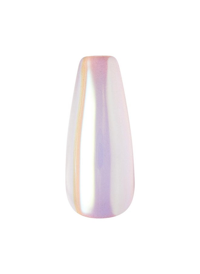 KISS - KISS Jelly Fantasy Sculpted Ready-To-Wear Fake Nails,- Jelly Cookie, Flowery, Long, Coffin Shaped, Smudge Proof, Waterproof, No Dry Time, Durable, DIY Manicure, Salon Quality, Long Lasting | 28 Count… - Image 1
