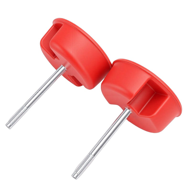 Jeep JK Hard Top Mounting Screw Knob Zinc Plated Red Design Precision Grip Replacement 2007 2018 - Image 4