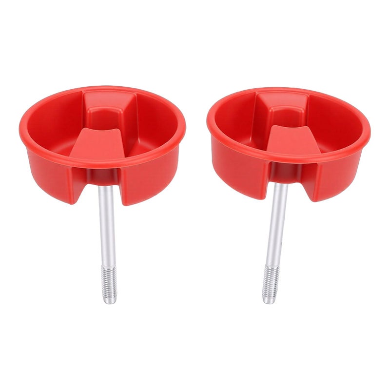 Jeep JK Hard Top Mounting Screw Knob Zinc Plated Red Design Precision Grip Replacement 2007 2018 - Image 3