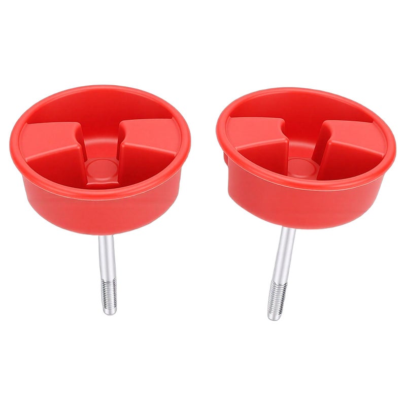 Jeep JK Hard Top Mounting Screw Knob Zinc Plated Red Design Precision Grip Replacement 2007 2018 - Image 5