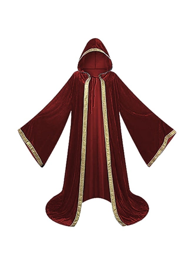 NIBEMINENT Halloween performance: Godfather of Death Cloak, 4-color printed velvet cape - Image 1