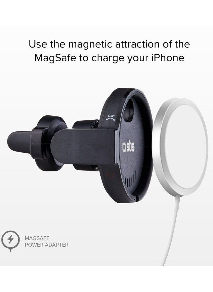 SBS SBS Air-Vent Car holder compatible with Magsafe charger  - Image 2