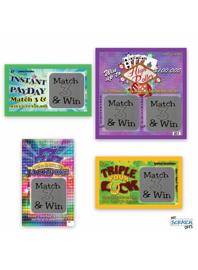 My Scratch Offs Pregnancy Announcement Reveal Scratch Off Fake Lotto Replica Tickets VARIETY Pack 5 Baby Delivery Scratch-Off Party Favor Family & Friends - Image 2