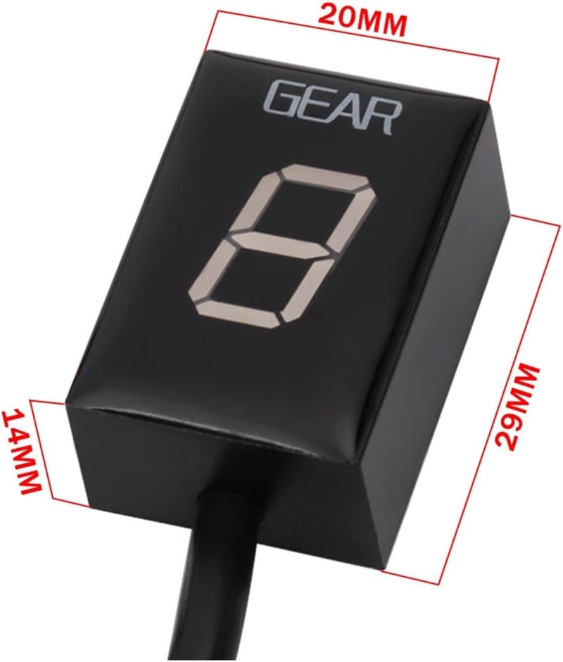 Vuzmode Digital Gear Indicator for Ducati Scrambler 400 - Image 2