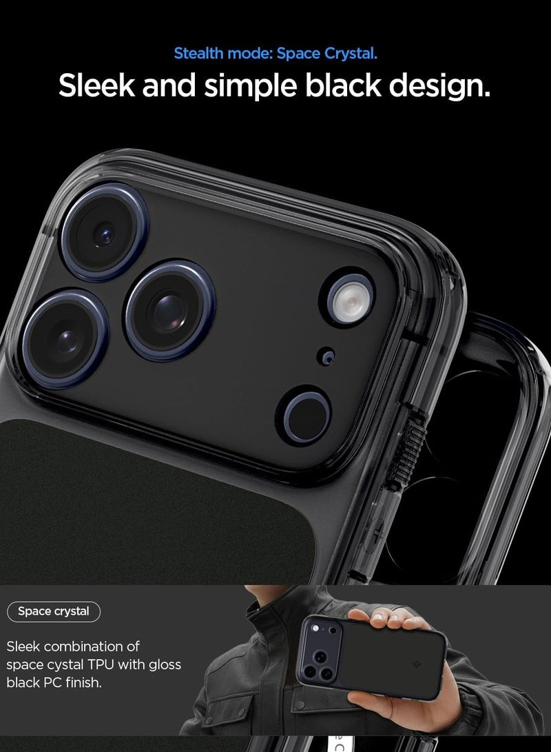 Spigen Ultra Hybrid T MagFit for iPhone 17 PRO Case Cover [Camera Control Button Cover] with MagSafe (2025) - Matte Black - Image 5
