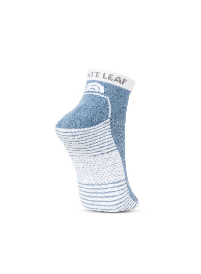 الورقة البيضاء جوارب رجالية قصيرة من نسيج تيري – قابلة للتنفس، تمتص الرطوبة، ثابتة – 3 أزواج - Image 5