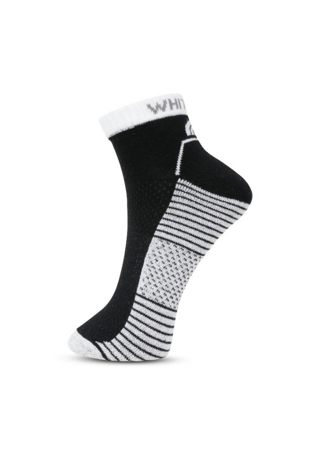 الورقة البيضاء جوارب رجالية قصيرة من نسيج تيري – قابلة للتنفس، تمتص الرطوبة، ثابتة – 3 أزواج - Image 4