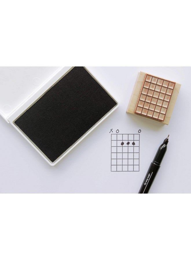 ExcelMark Wooden Rubber Stamp 5 Frets Guitar Chord Chart - Image 5