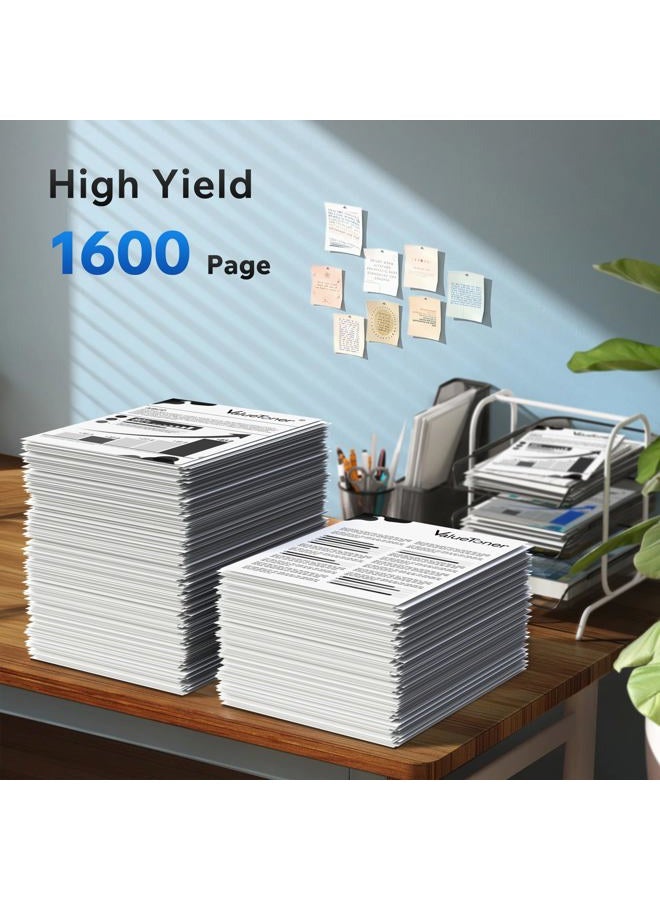 Valuetoner خراطيش حبر متوافقة بديلة لـ Canon 125 CRG-125 متوافقة مع طابعة الليزر ImageClass MF3010 و LBP6030w و LBP6000 (أسود، 1 عبوة) - Image 3