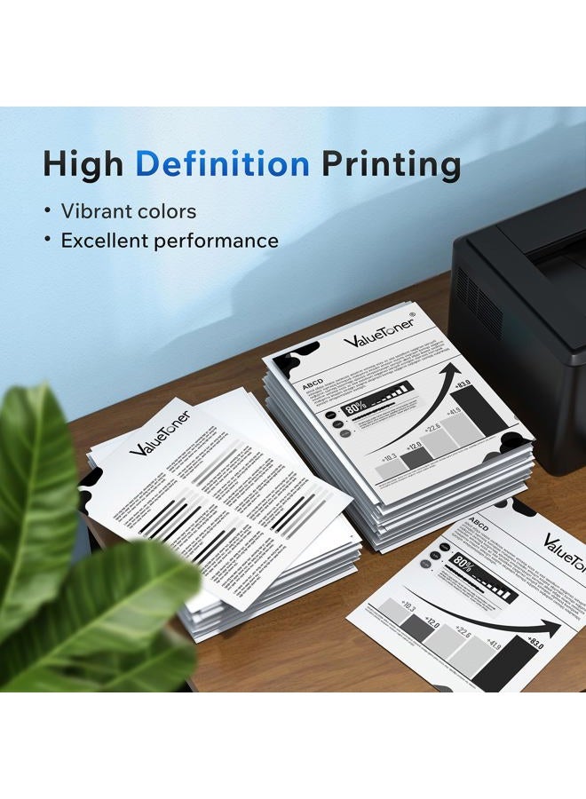 Valuetoner خراطيش حبر متوافقة بديلة لـ Canon 125 CRG-125 متوافقة مع طابعة الليزر ImageClass MF3010 و LBP6030w و LBP6000 (أسود، 1 عبوة) - Image 4