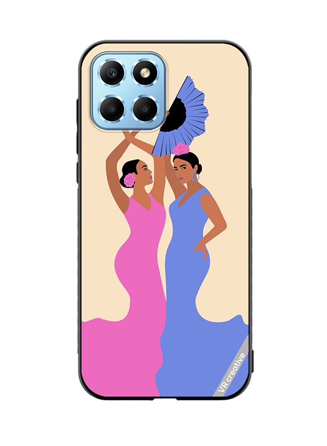 VR CREATIVE Protective Case Cover For Honor X8 5G Spanish Women Dancing Flamenco Design Multicolour - Image 1