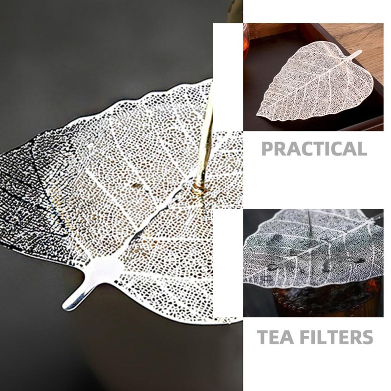Metal Tea Infuser Set 4pcs Fine Mesh Strainer For Loose Leaf Home Travel - Image 4