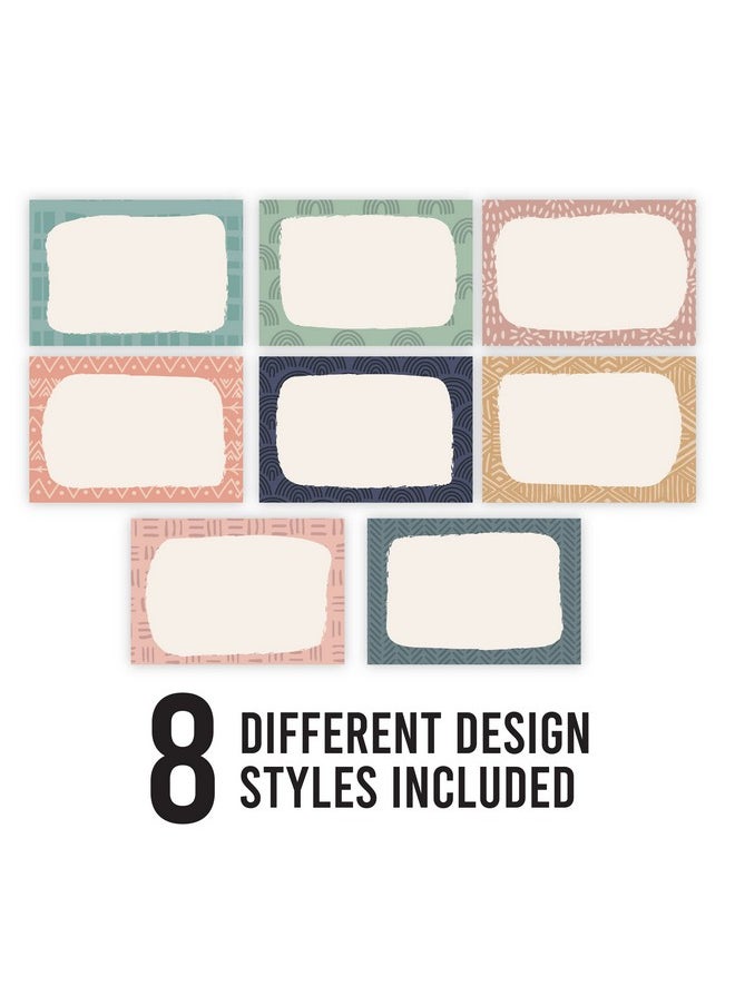 Hadley Designs 56 Boho Name Tags For Classroom Cubbies - Self Adhesive Name Tags Sticker Name Tags For Kids, Name Tag Stickers For Kids Name Labels For School, Nametags Labels For Classroom Labels For Teachers  - Image 2