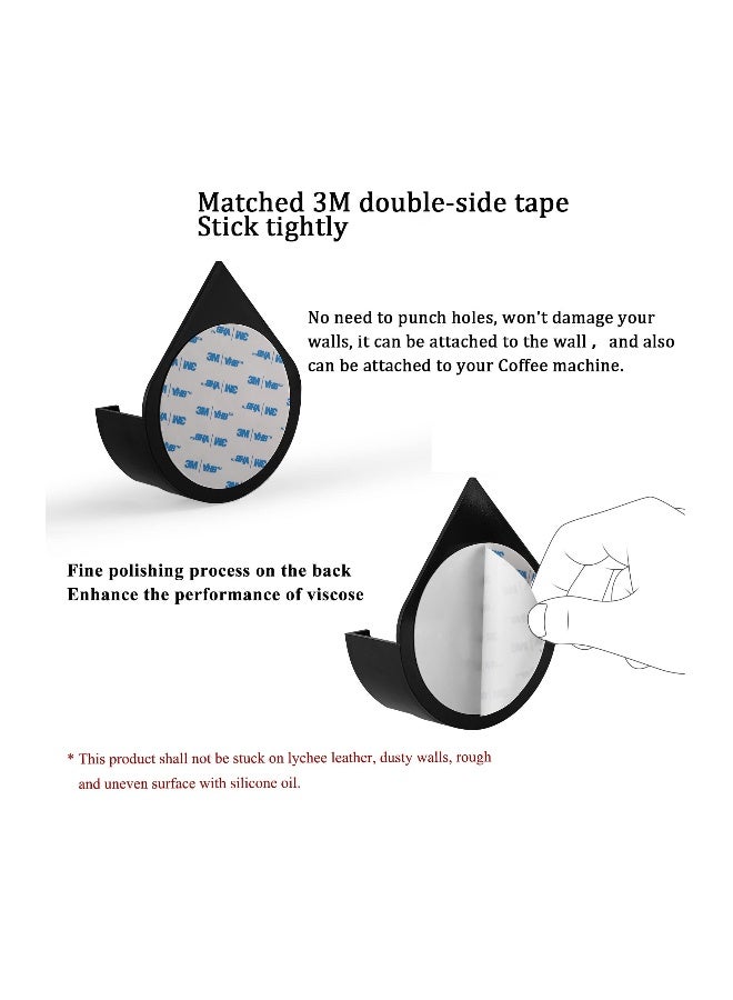 Wall-Mounted Coffee Portafilter Holder for 51 54 58MM Espresso Machines - Space-Saving Design  - Image 4