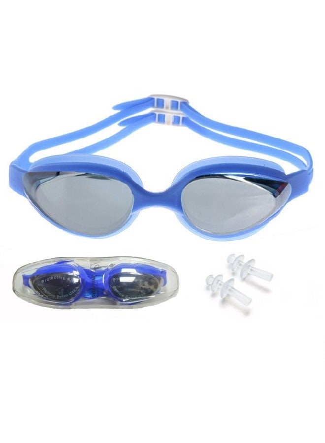 Generic Swimming Goggles Adults.kids Large View Silicone Swimming Eyewear Large Frame Ant Leakproof Swim Eyewear For Beach Waterproof 