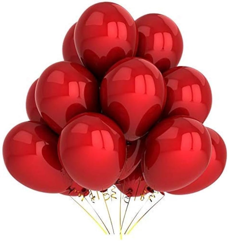 SOI Cursive Love Shape Rose Gold Mylar Letter Balloon with 70 HD Latex Red Metallic Balloons with (Glue Dot tape) for Birthday, Wedding, Valentine's Day, Engagement Party Decorations - Image 4