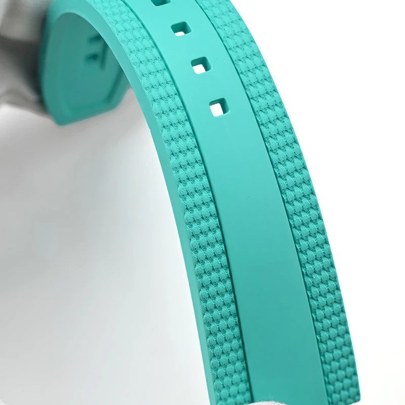 Bluejw New Design Luxury FKM Rubber Watch Strap for Breitling Superocean Heritage Series – Premium Fluororubber Replacement Band - Image 4