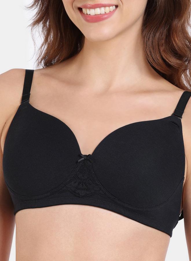 Zivame Balconette Bra with Hook and Eye Closure - Image 4
