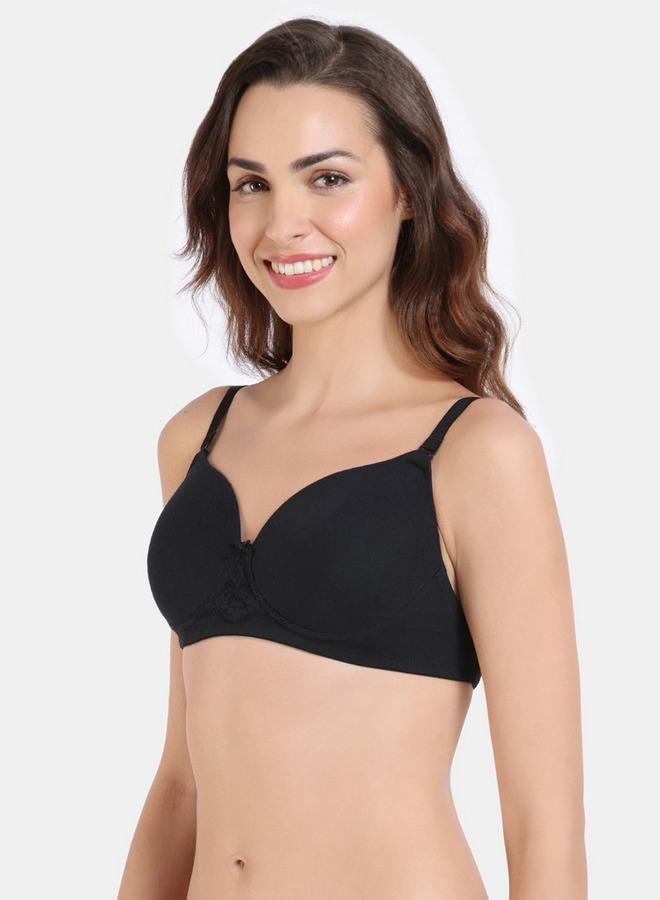 Zivame Balconette Bra with Hook and Eye Closure - Image 3