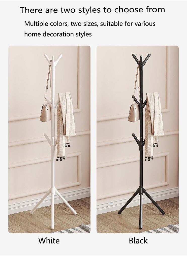 Easy to assemble 170cm Coat Rack Sturdy Metal Coat Rack Stand, Free Standing Tree Hanger with 4 Sections & 9 Hooks, for Home/Bedroom/Office/Hallway/Entry