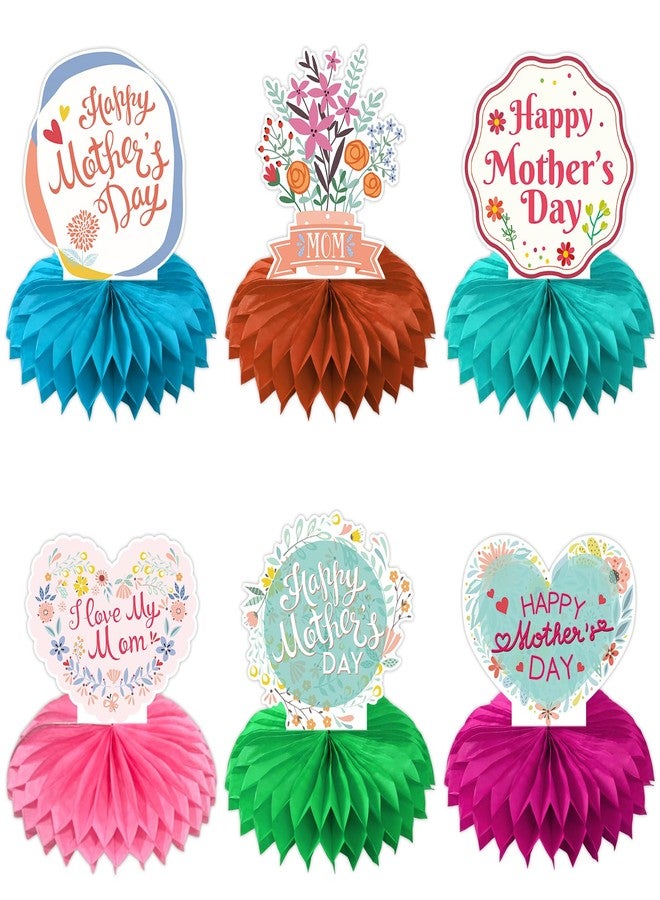 FSHANEE Happy Mother’s Day Honeycomb Centerpiece Party Decoration Best Mom Table Toppers Mother’s Themed Party Honeycomb Desk Toppers Party Supplies Mother’s Day Honeycomb Table Centerpieces Party Favors-6 - Image 1