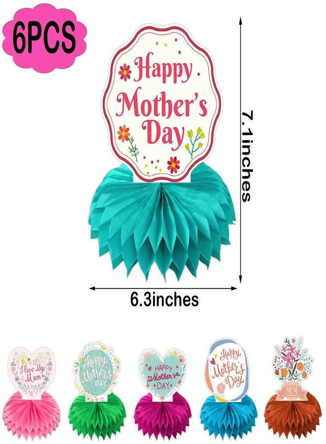 FSHANEE Happy Mother’s Day Honeycomb Centerpiece Party Decoration Best Mom Table Toppers Mother’s Themed Party Honeycomb Desk Toppers Party Supplies Mother’s Day Honeycomb Table Centerpieces Party Favors-6 - Image 2