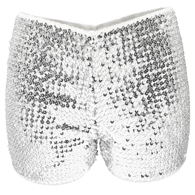 Fashion Hot Pants for Women Elastic Glitter Party Shorts for Night-Out Disco Party Sparkly Performance Costume for Dance Festival and Jazz - Image 4