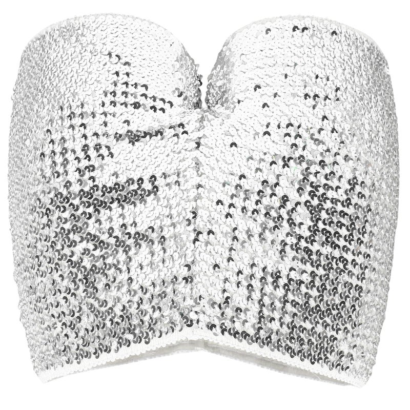 Fashion Hot Pants for Women Elastic Glitter Party Shorts for Night-Out Disco Party Sparkly Performance Costume for Dance Festival and Jazz - Image 1