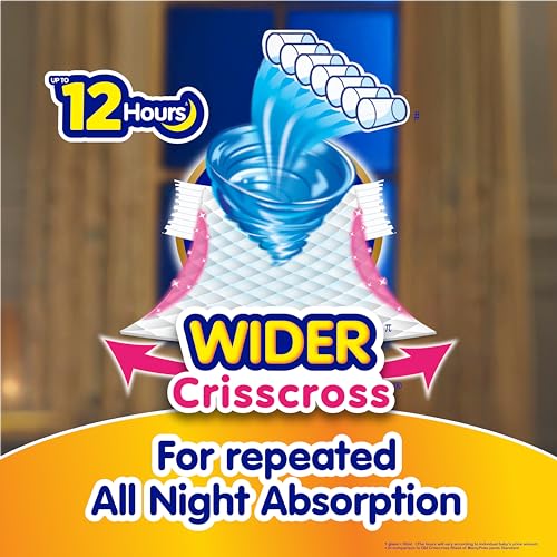 Mamypoko pants All night absorb|Pant Style Baby Diapers Medium Size(M), 46 Count, Ideal for 7-12Kgs|1 Diaper= Upto All night Absorption|Wider Crisscross Sheet|Gentle Coco Care| 12hr Leakage Protection - Image 5