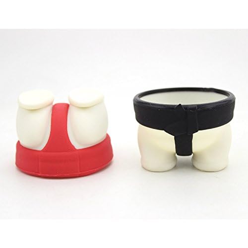 TASKHOUSE Soft or Hard Boiled Eggs Sumo Design Egg Cup Holders for Utensil Kitchen Decor (Set of 2) - Image 3