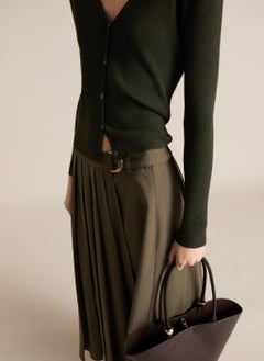 MANGO V-Neck Knitted Cardigan  - Image 3