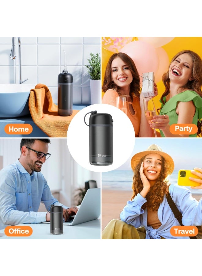 Bitvae P1 Water Flosser for Teeth, Portable Mini Water Flosser, Cordless Water Teeth Cleaner Picks with Telescopic Water Tank, Type-C Rechargeable Oral Irrigator for Travel & Home - Image 4